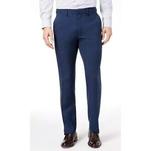 NEW Kenneth Cole Reaction Mens Modern Fit Flex Suit-Sep Pant 34W X 30L Blue